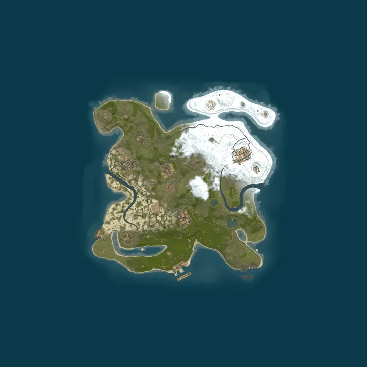 Map of Rust Server ZA - Chill