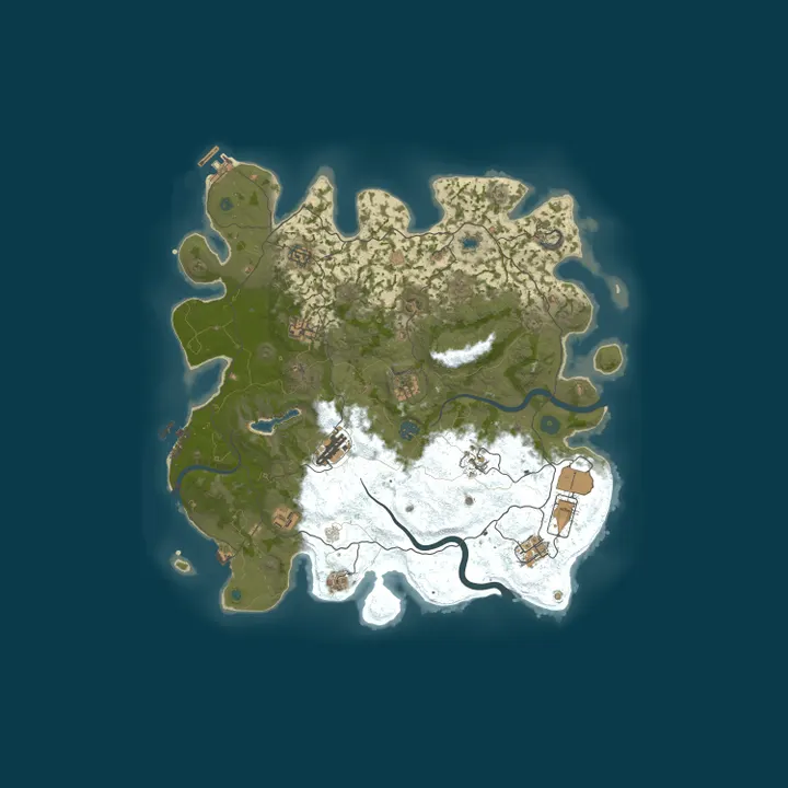 Map of CryptoGrich's Server