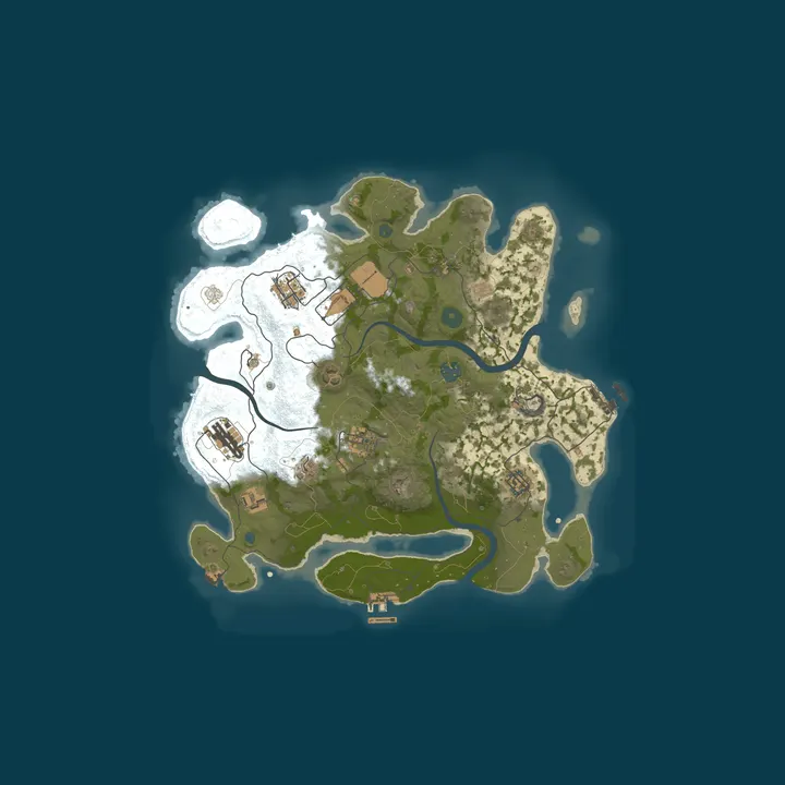Map of Lithuania 2x Solo/Duo
