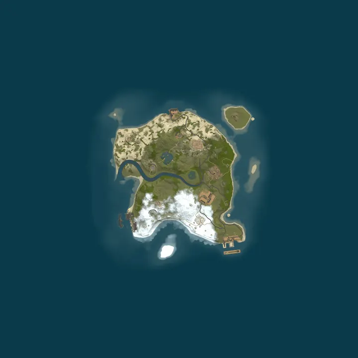 Map of Pine Hosting - Rust Server