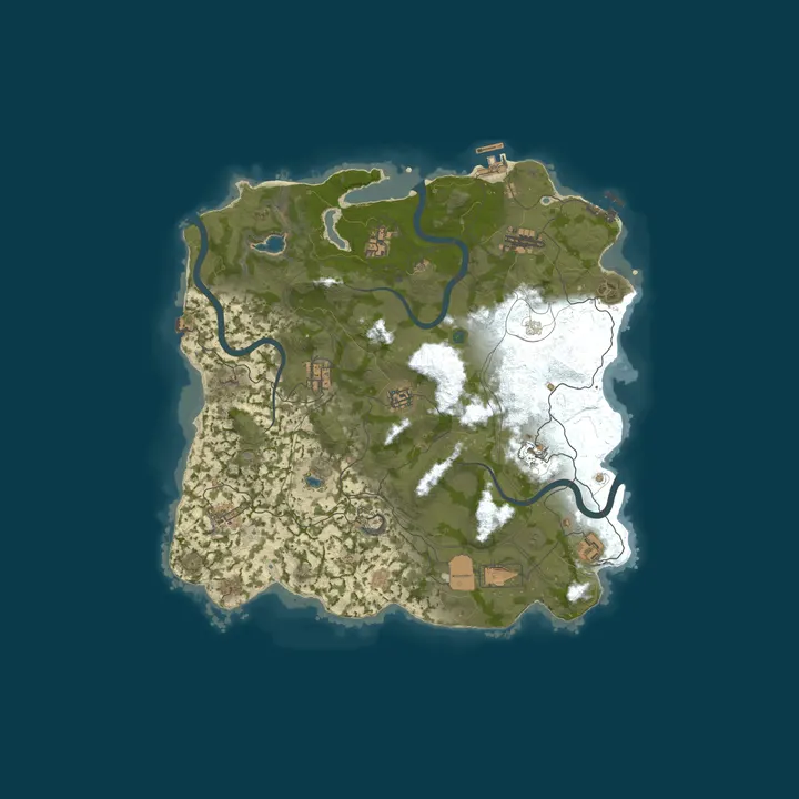 Map of RustForNoobs.com 2x Weekly EU | Solo/Duo/Trio No BP Wipes x2|