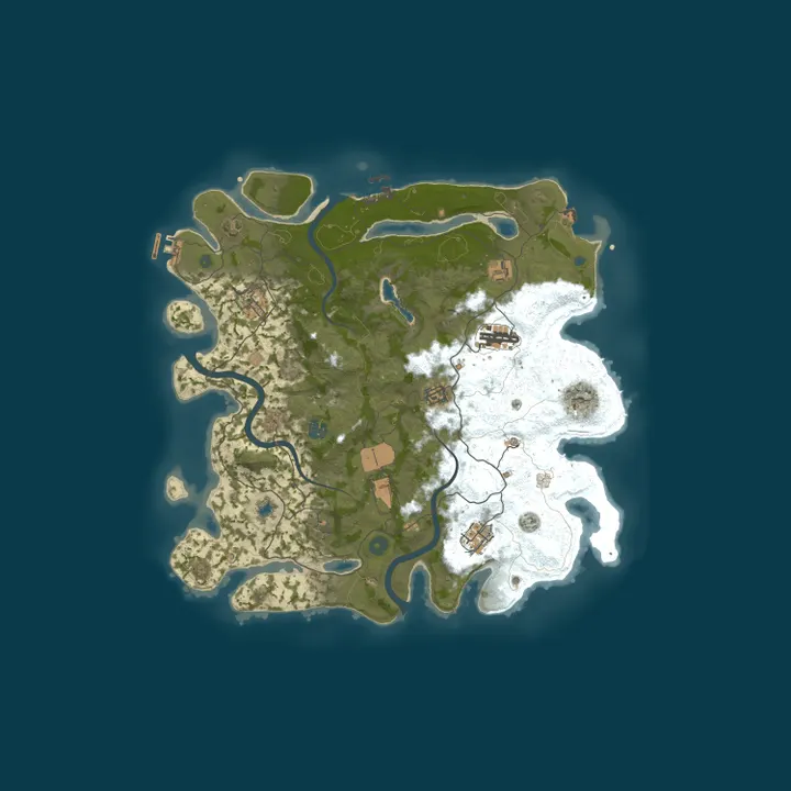 Map of LATAM - RUST FORGE | SOLO | VANILLA | WIPE 05/11