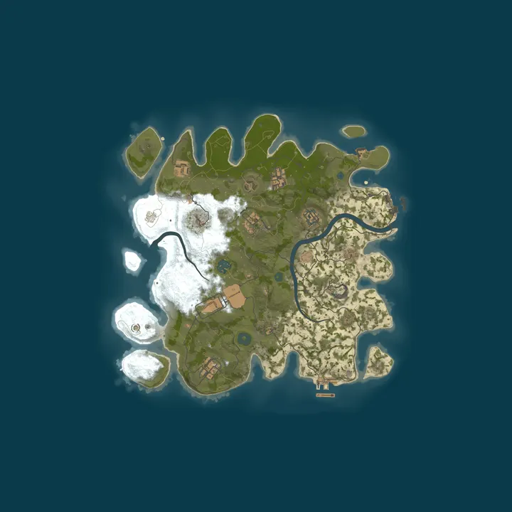 Map of Saint Rust #1 - Modded 2x (No limit)