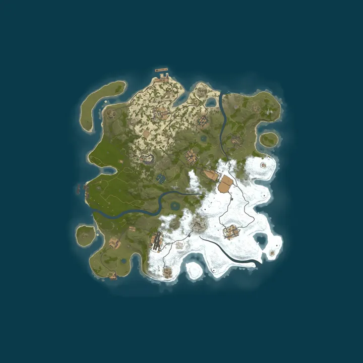 Map of Survival MoD Server Morozz x100000