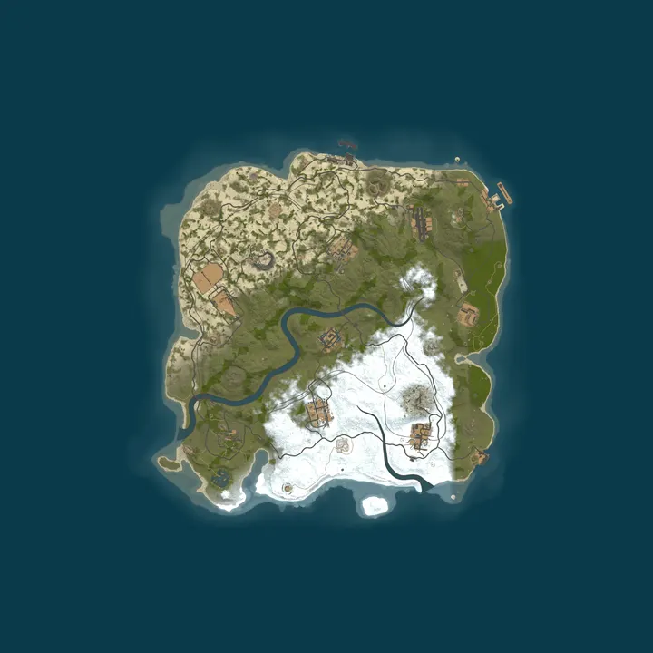 Map of RustPlace Romania 2x [Solo/Duo/Trio|Vanilla+X2] Wiped 22/10