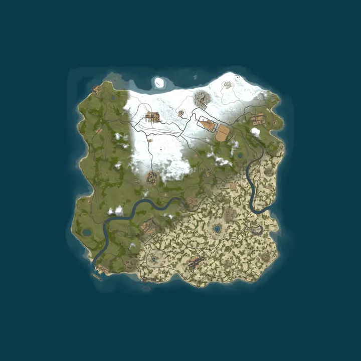 Map of RUST WAY MAX 5 | X2 | EU | SUNDAY