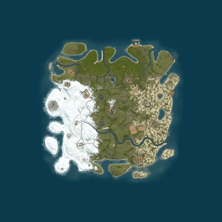 Map of 666 RUST 2Х|ДЛЯ НОВИЧКОВ|EU MAIN 27.10
