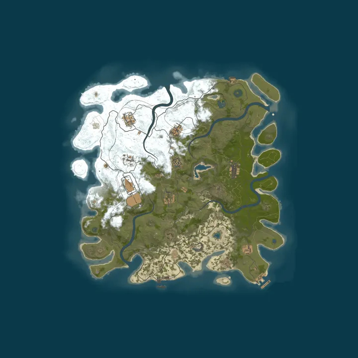 Map of 666 RUST /ДЛЯ НОВИЧКОВ /РОССИЯ 27.10