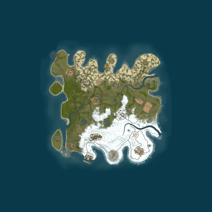 Map of ExYu Balkan Vanilla Rust | No Lag EU | 22.10