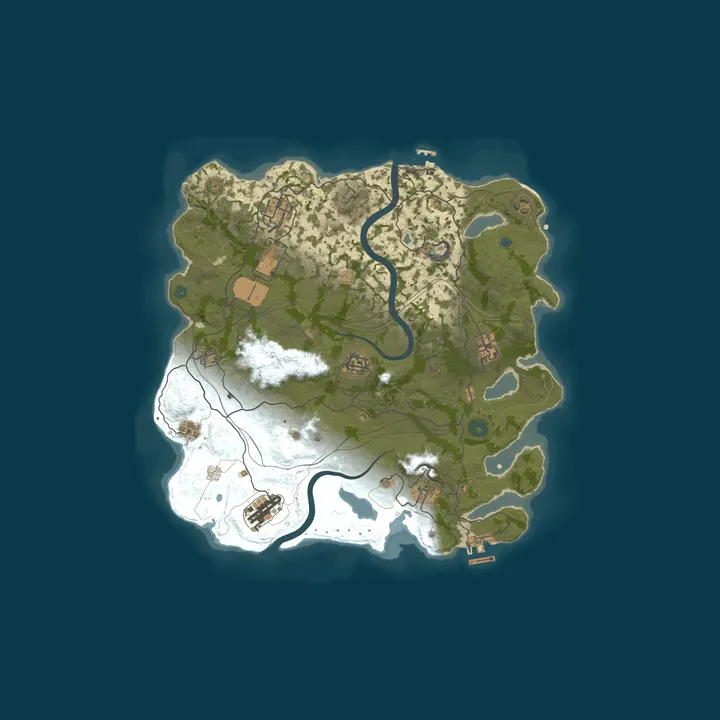 Map of ⦿ ICEFUSE EU 2X Trio (Solo/Duo/Trio|Loot x2|WIPED)