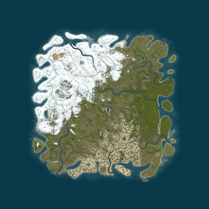 Map of Rumpus Rust | Monthly |