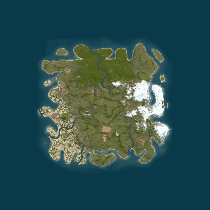 Map of THE TRIBE | ESPANA | MONTHLY | DUO | VANILLA | PVP | LOW UPKEEP