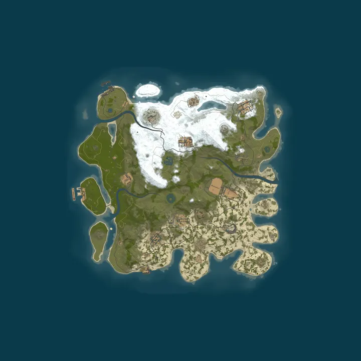 Map of [EU] MapleRust 1x Solo/Duo/Trio | 50% Upkeep | Raid Time
