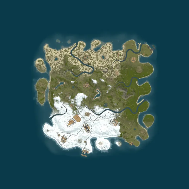 Map of |Trios| Lutz's Rusted Busted Wasteland